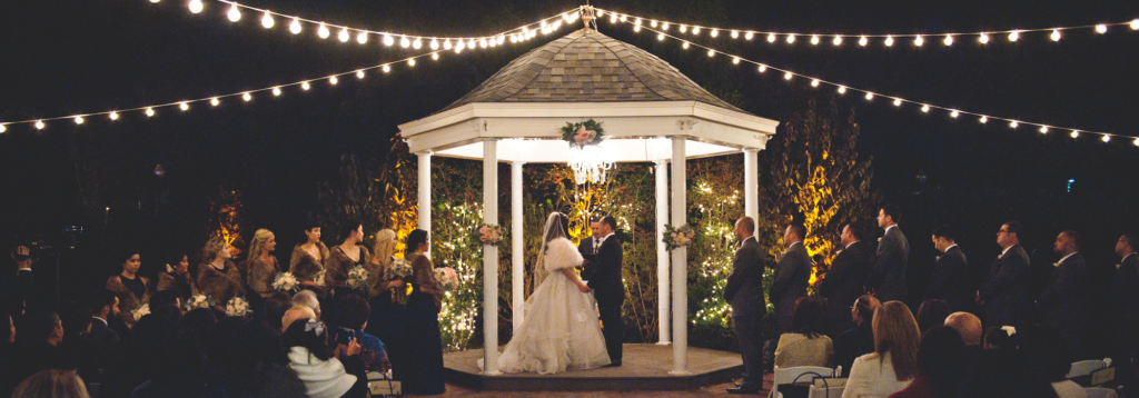 Customized and Beautiful Outdoor Wedding Ceremony with Remarkable Receptions wedding DJ company