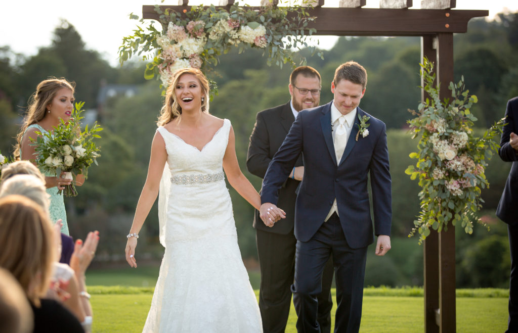 Nicole and Caleb's Asheville Wedding Ceremony with Remarkable Receptions as the Asheville Wedding DJ